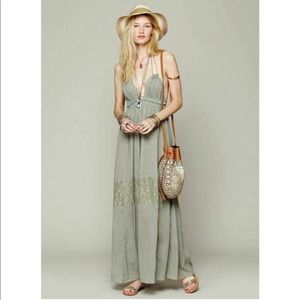 Free people endless Summer Triangle top maxi dress